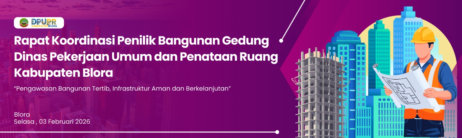Koordinasi penilik bangunan gedung